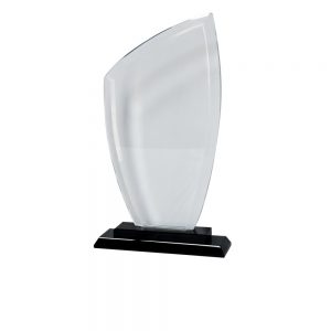 CT 004 crystal trophy Size H 26 X 18 cm