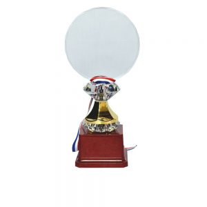 CT 006 crystal trophy Size H 23 cm