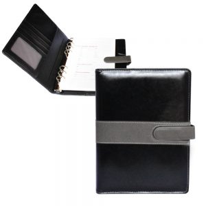 Organizer with or without calculator Document pockets Business card holders Material: PU Leather Size 8.5 Inches